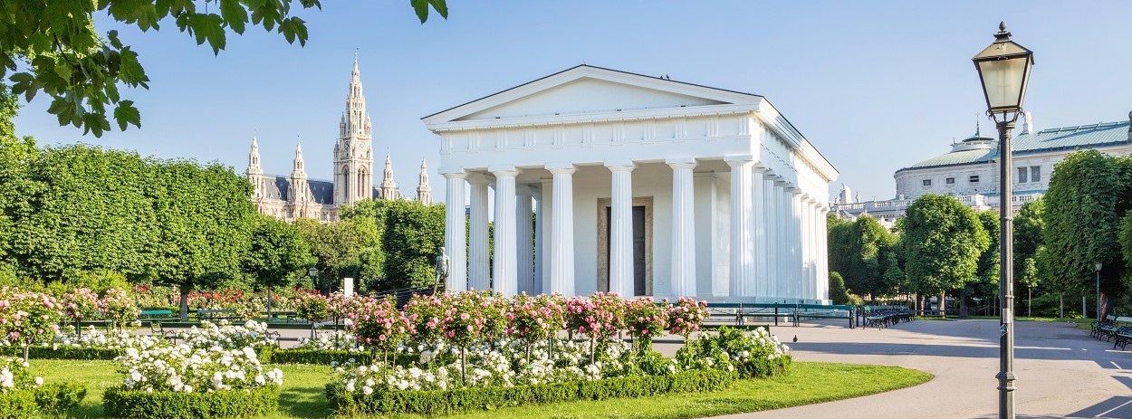 The Theseus temple in Vienna Volksgarten, Vienna, Austria