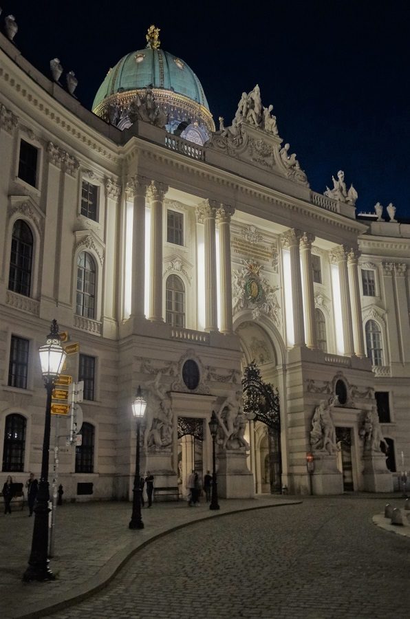 Abendspaziergang Wien Michaelerplatz